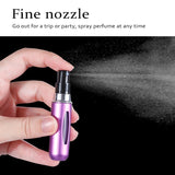 Refillable Mini Perfume Spray Aluminum Bottle